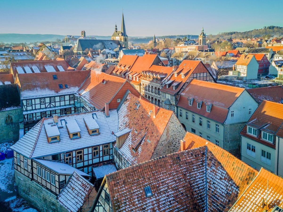 Himmlischer Hof - Juwel Von 1477, Terrasse, Kamin, P, Oeko, Denkmal Quedlinburg Εξωτερικό φωτογραφία